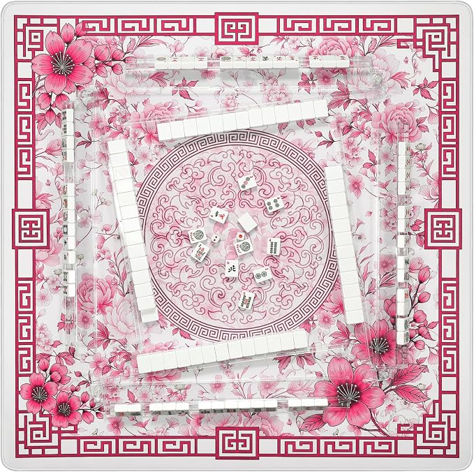 Mahjong Mat for Table 33x33 Inch, Noise-Reducing American Mahjong Mat, Mahjong - Image 6