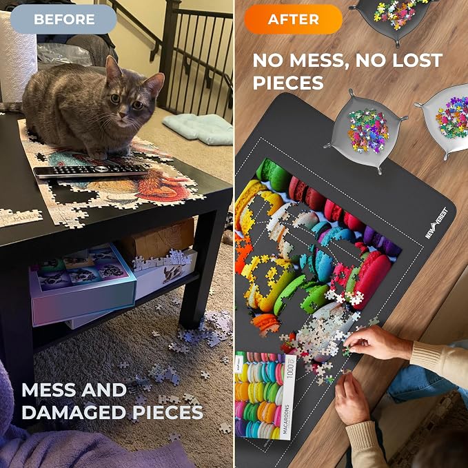Newverest Gift Bundle of 2: Roll Up Puzzle Mat 1500 pcs & 6-Pack Puzzle Glue - Image 9