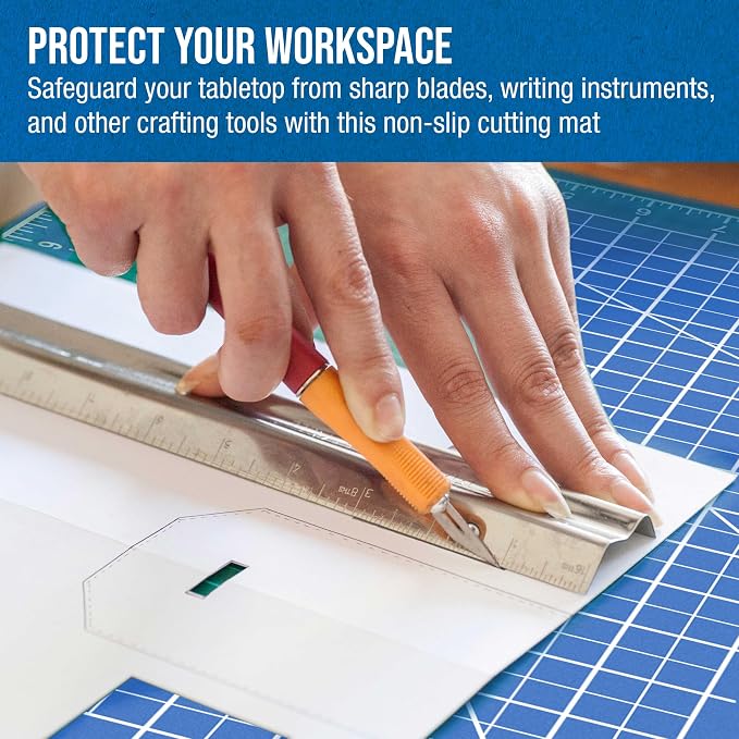 U.S. Art Supply 18" x 24" Self-Healing Cutting Mat 5-Ply - Image 6