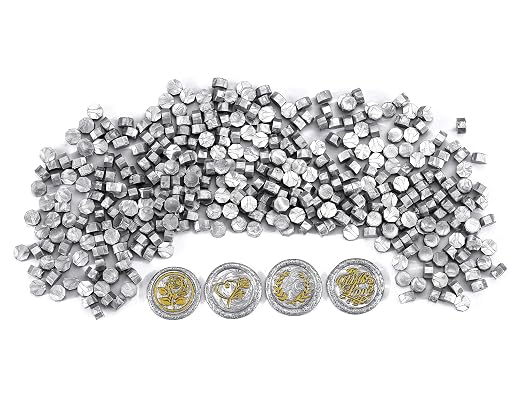 Yoption 360 Pcs Silver Octagon Sealing Wax Beads - Image 7