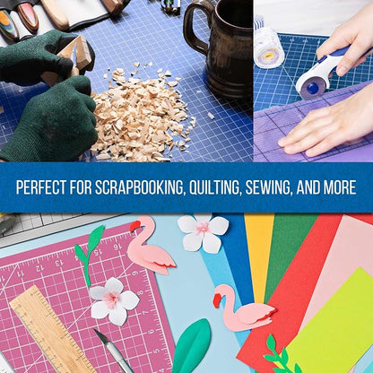 U.S. Art Supply 18" x 24" Self-Healing Cutting Mat 5-Ply - Image 7