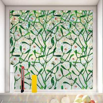 Window Privacy Film Stain Glass Window Film Rainbow Window Film Window clings by Countewolwindowfilm