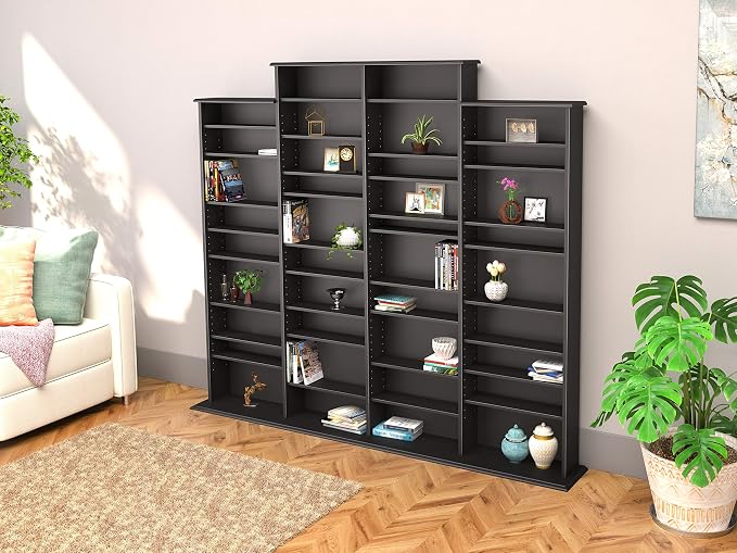 Prepac 4 Column Tall Cabinet Media Storage, 73.5" Wide - Image 7