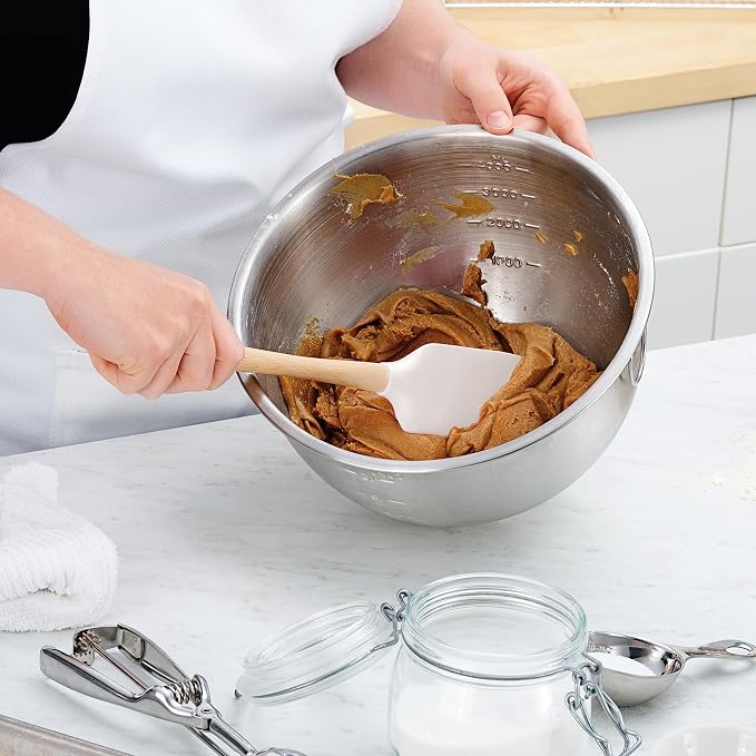 Tovolo Silicone Spatula Wooden Handle - Image 2