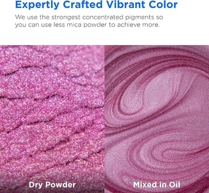 Rolio Premium Pink Mica Powder - Image 3