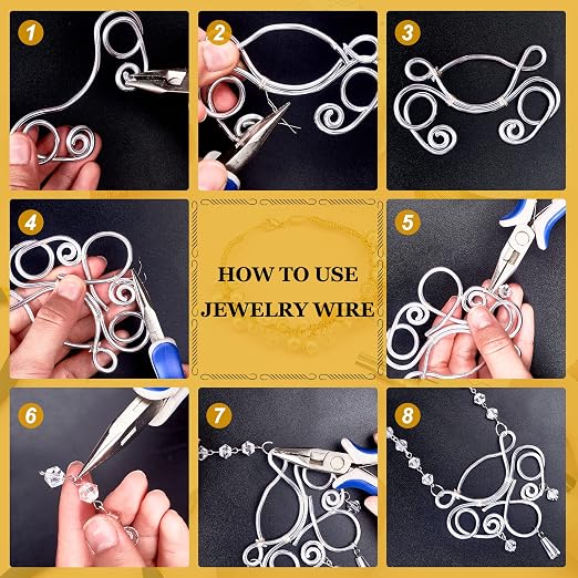 BENECREAT 10 Gauge Jewelry Craft Aluminum Wire 80 Feet Bendable Metal Sculpting - Image 4