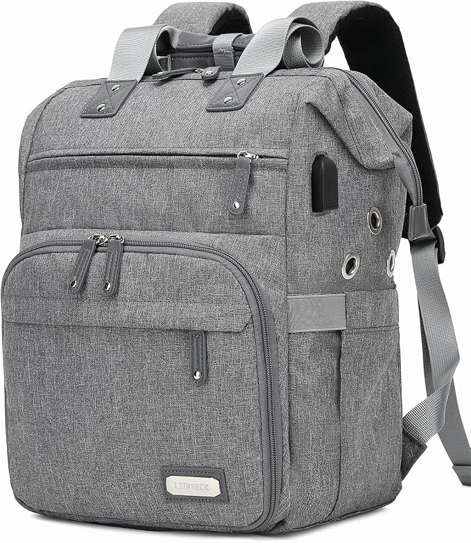 Knitting Bag Backpack Yarn Storage Organizer Travel Bag by LTINVECKBackpack
