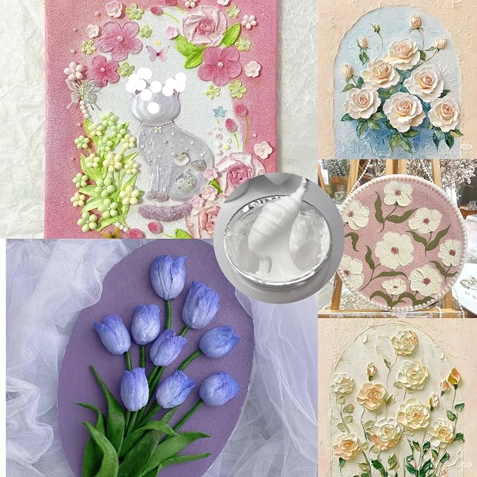 10.58 OZ Acrylic Modeling Paste, Modeling Paste - Image 3