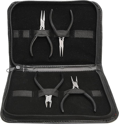 The Beadsmith Slim Line Pliers Set – Extra Fine Tips – 4.5 Inches, 4-Pieces: - Image 4