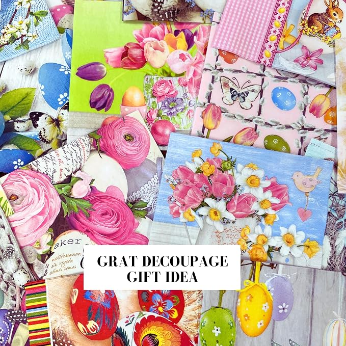 Mystery Pack Decoupage Paper Napkins, 20-ct Assorted Surprise Napkins, - Image 5