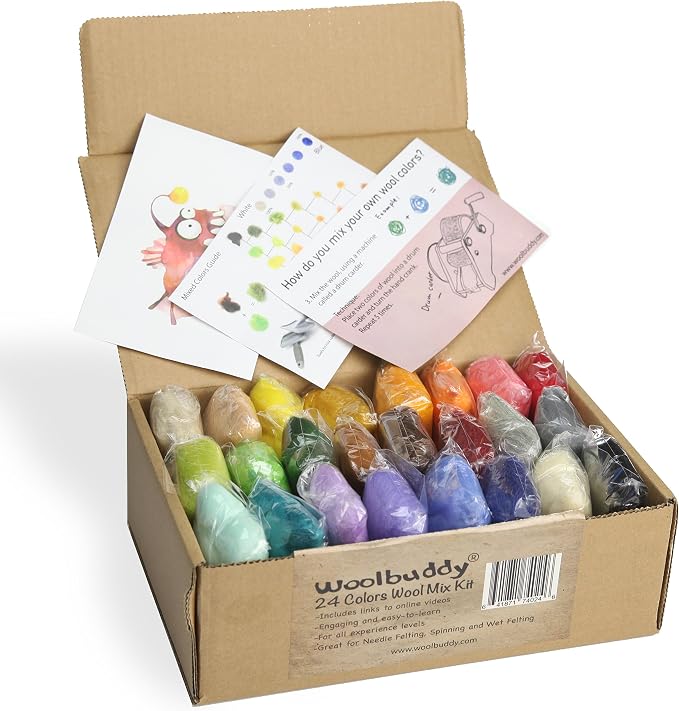 Woolbuddy Felting Wool Kit - Image 3
