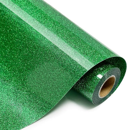Glitter HTV Heat Transfer Vinyl Rolls- 10" x 8ft. Glitter HTV by Unknown