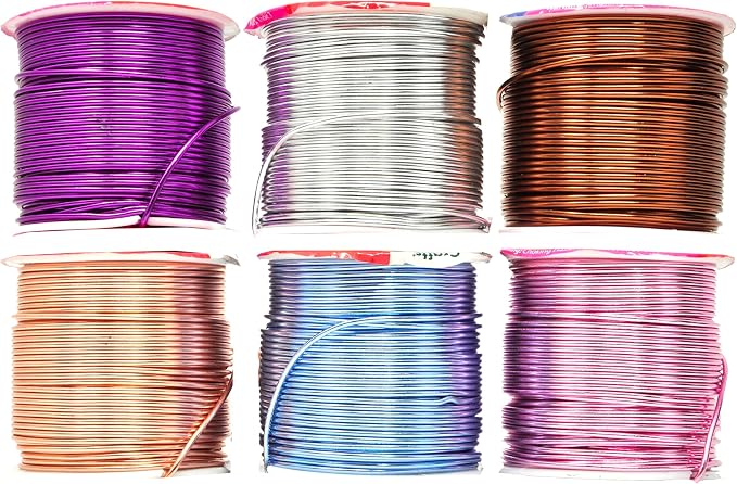 Mandala Crafts 16 Gauge Anodized Aluminum Craft Wire by MandalaCrafts