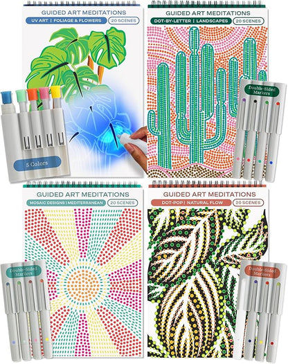 Lifelines FlowArt Activity Pad, Dot-Pop and More, Coloring Books by LifeLines