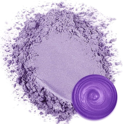 Ceya Mica Powder, 5.3oz/ 150g Pastel Purple Pearlescent Effect Colorant Pigment - Image 2