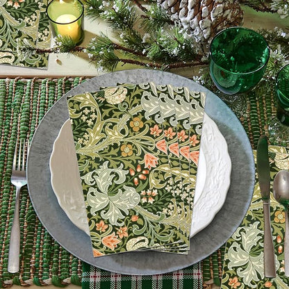 80PCS Vintage Floral Paper Napkins - Image 4