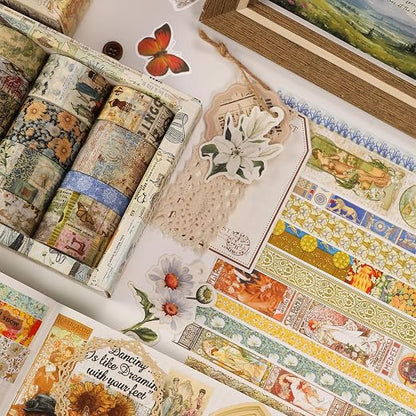 Vintage Washi Tape Set - Image 3