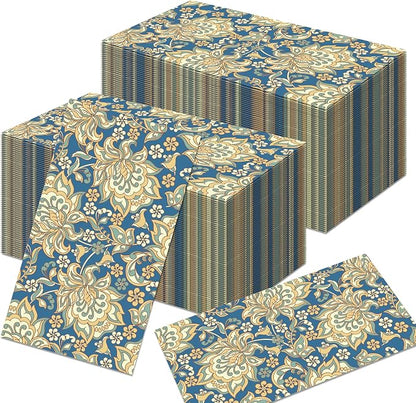 100Pcs William Morris Paper Napkins Disposable Paper Floral Vintage Napkins by AdirasenotekOfficialFlagship