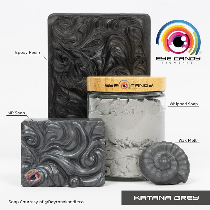 Eye Candy Pigments Premium Grey Mica Powder - Image 3