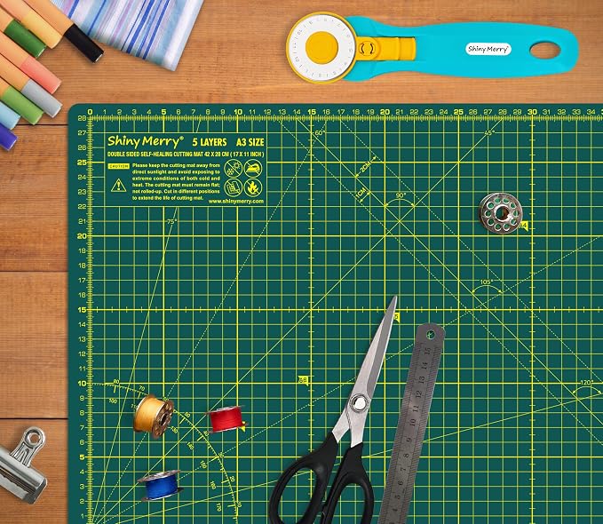 Self Healing Cutting Mat A3 12"x18" – Double Sided 5-Ply Craft Mat - Image 6