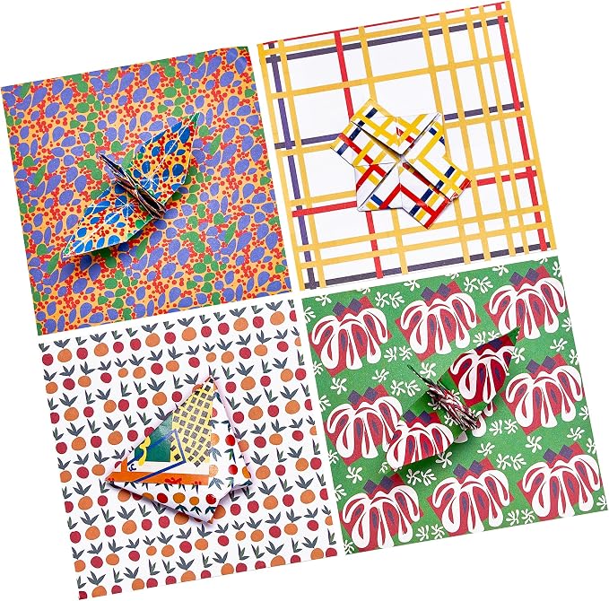 Origami Paper 6x6 Inches, 50 Sheets, Vintage Masterpiece & Impressionist Art - Image 2