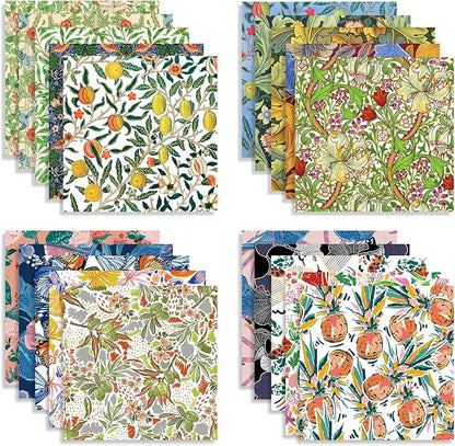 Origami Paper Kit 100 Sheets 6 Inch Square Double Sided Color 20 Vivid Colors - Image 2