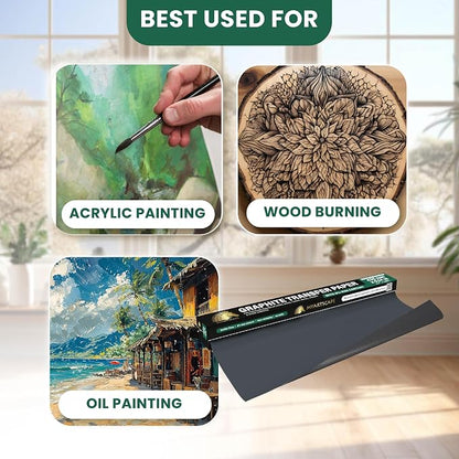 MyArtscape Graphite Transfer Paper Roll - Image 4