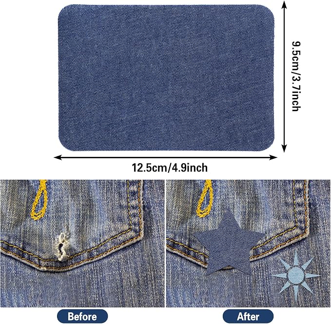 Augshy 29pcs Jean Iron on Patches - Image 2