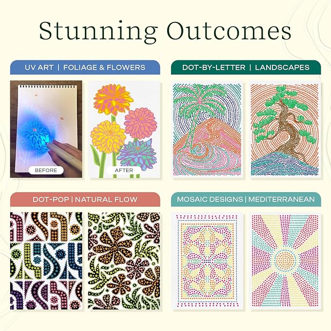 Lifelines FlowArt Activity Pad, Dot-Pop and More, Coloring Books - Image 6