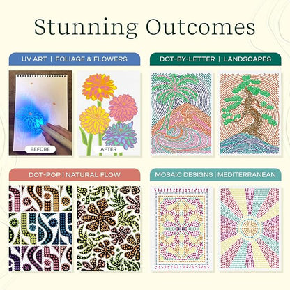 Lifelines FlowArt Activity Pad, Dot-Pop and More, Coloring Books - Image 6