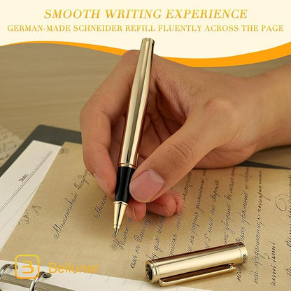 BEILUNER Luxury Gold Rollerball Pen, Stunning Pens - Image 7