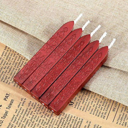 Yoption 5 Pcs Metallic Red Sealing Wax Sticks - Image 6