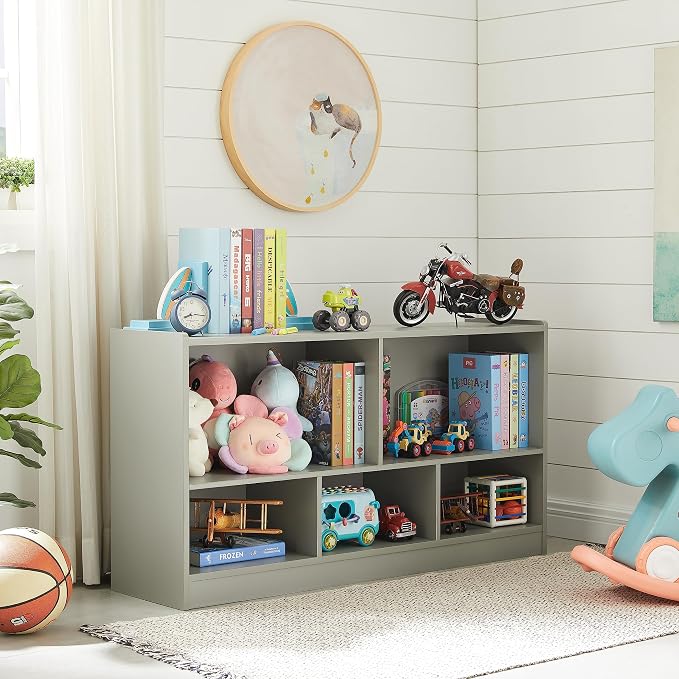 Toy Organizers and Storage, 5-Section Kids Bookshelf - Image 6