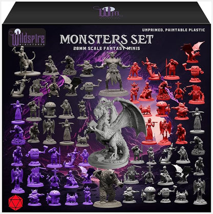 Wildspire Fantasy Monsters & Bookish Dragon by WildspireMiniatures