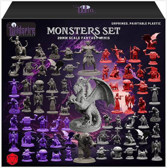 Wildspire Fantasy Monsters & Bookish Dragon by WildspireMiniatures