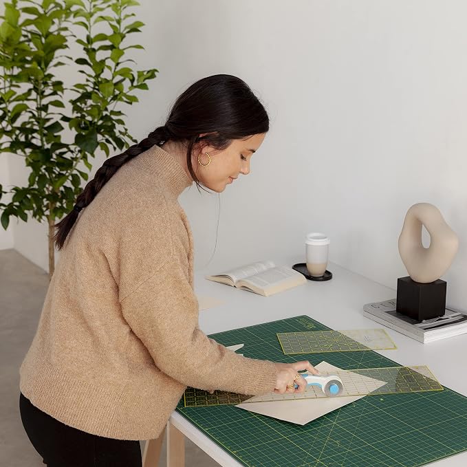Elan Cutting Mat A1 Green, Large Self Healing Cutting Mat 24 x 36 Inch - Image 7