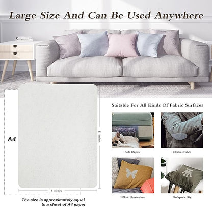 Self-Adhesive Fabric Patches for Sofa and Clothes Repair, 8X11 inch 2 PCS - Image 4