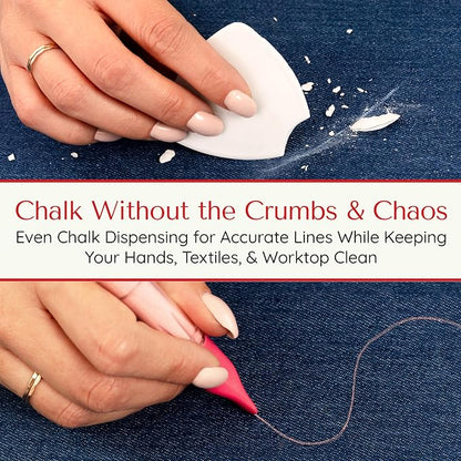 Fabric Markers for Sewing – Ergonomic Tailors Chalk Pen - Image 7