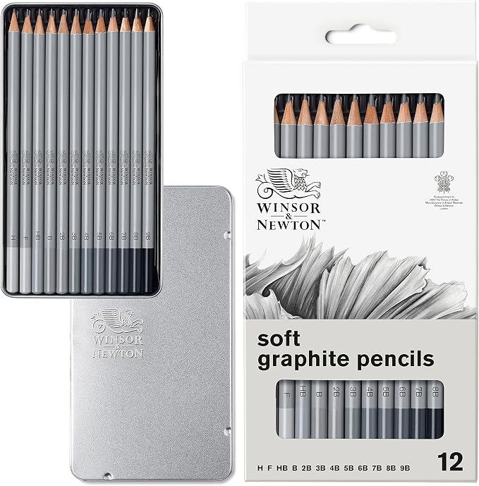 Winsor & Newton Studio Collection Artist Pencils, Graphite Pencils by WinsorNewton