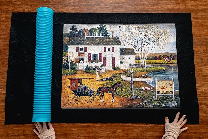 Buffalo Games - Roll-Up Puzzle Mat - Puzzle Saver and Assembly Accessory - Felt - Image 5