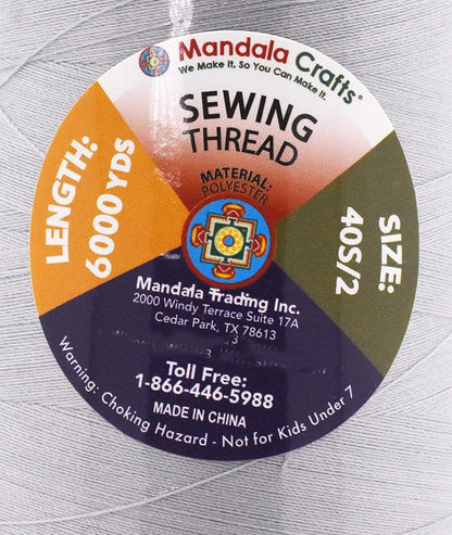 Mandala Crafts 4 Pack of Serger Threads Cones Spools - Image 3