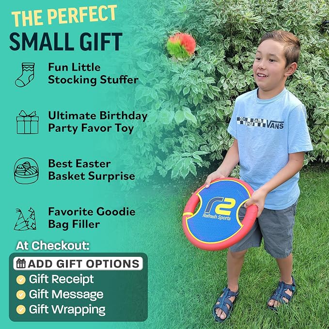 Fun Bouncy Paddle & Stringy Ball Toss & Catch Game - Image 5