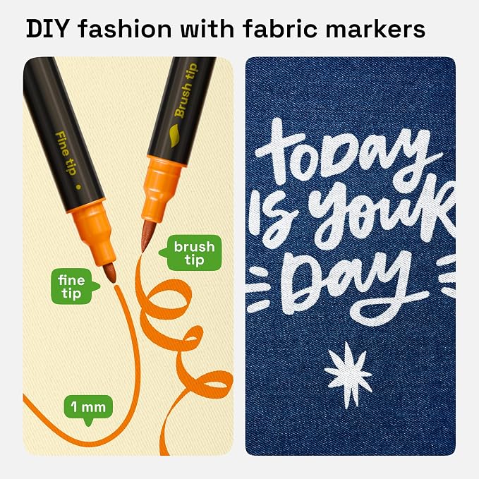 ARTISTRO 48 Dual-Tip Fabric Markers - Image 2