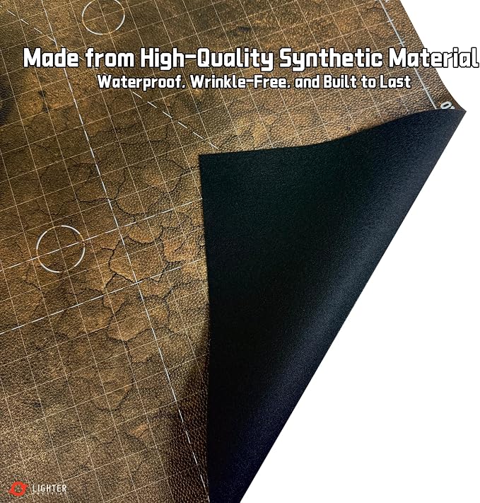 44'' x 60'' Battle Mat Gridded War-Gaming Mat - Image 4