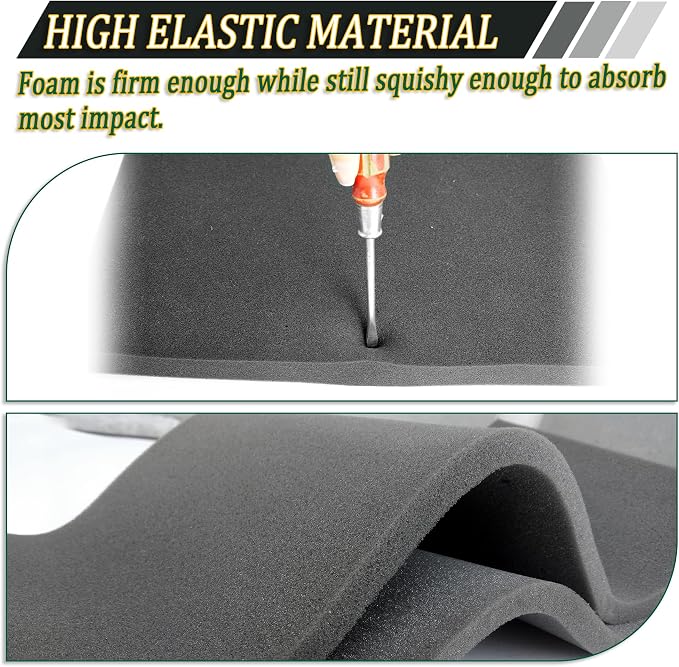 8 Pcs Polyethylene Foam Pads for Packing Foam Sheets 2 Size Cuttable High - Image 3