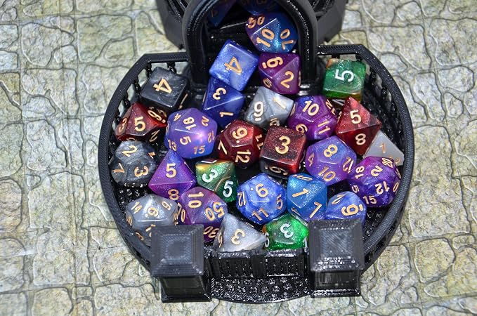 SmartDealsPro 6 x 7 Sets Glitter Polyhedral Dice Sets - Image 8