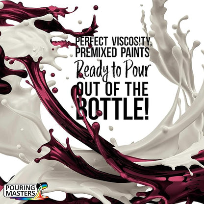 Pouring Masters Romance Novel Red Ready to Pour Acrylic Pouring Paint - Image 2