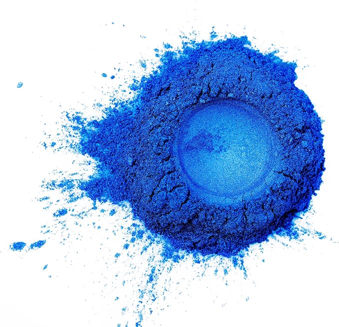 Blue Mica Powder for Epoxy Resin 56g / 2oz. Jar - Image 2