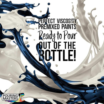 Pouring Masters Dark Sapphire Blue Metallic Iridescent Pearl Ready to Pour - Image 2