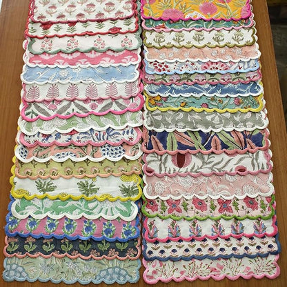 Ridhi Cloth Napkins 100% Pure Cotton Farmhouse Wedding Dinner Napkins - Image 2